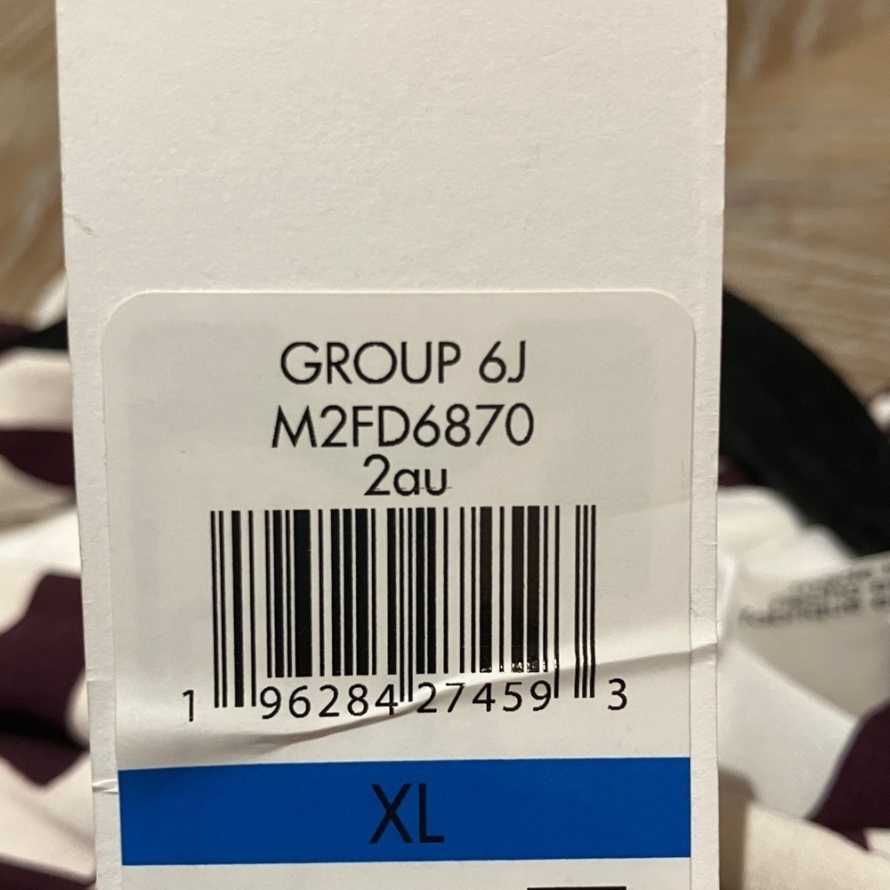 NWT Calvin Klein Eggplant and Cream Abstract Sleeveless Print Maxi Dress (XL) - Picture 12 of 12